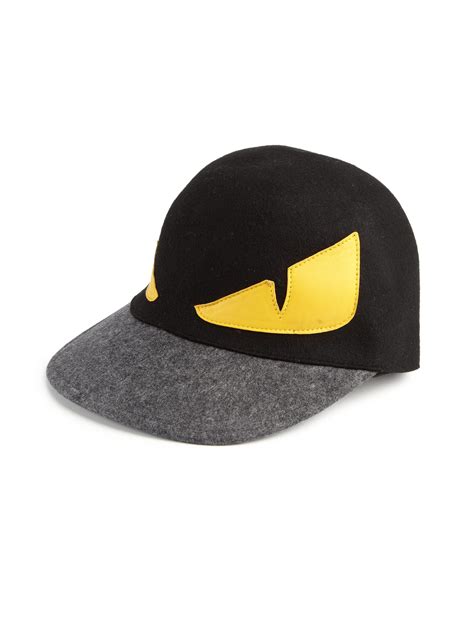 fendi monster baseball cap